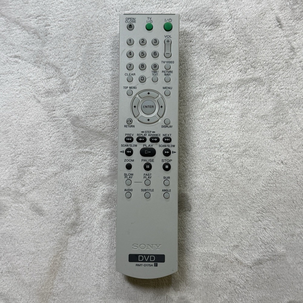 Genuine‎ Sony RMT-D175A DVD Player Remote Control OEM Tested Working